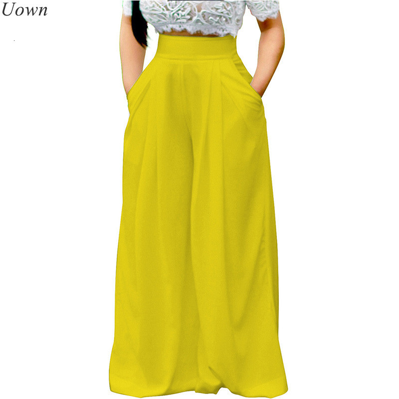 2021 New Doyerl Women Casual Loose Palazzo High Waisted Wide Leg Trousers Pleated Long Culottes Pants Stretch Trouser with Pockets W7cw, Yellow
2021 New Doyerl Women Casual Loose Palazzo High Waisted Wide Leg Trousers Pleated Long Culottes Pants Stretch Trouser with Pockets W7cw, Yellow