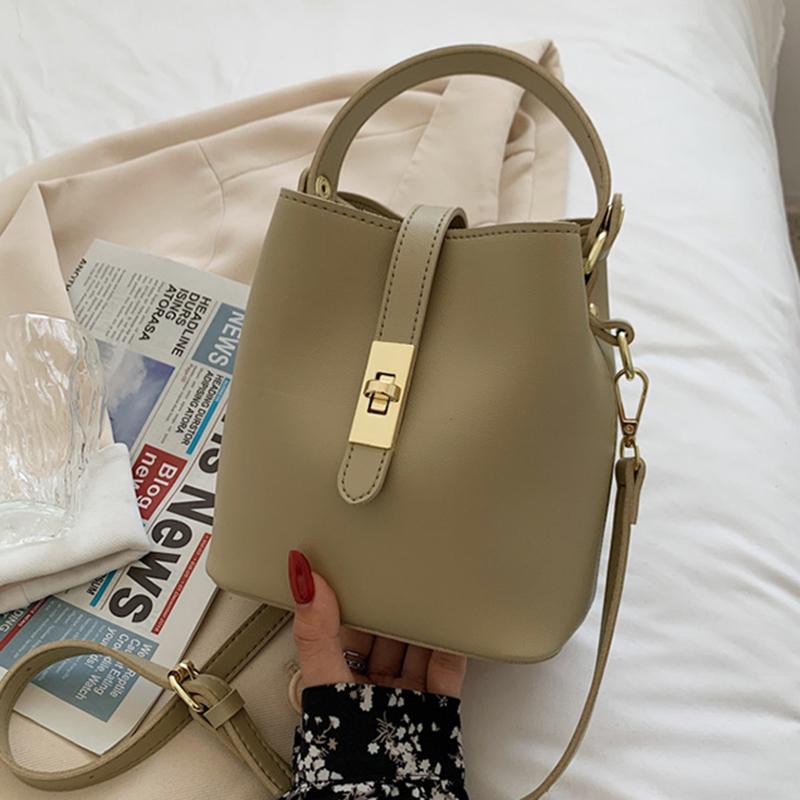 2025 beautiful Evening Bags Fashion Small Bucket Bag pretty Ladies Beige Yellow Shoulder Casual Messenger Mini Handbag Solid Color Mobile Phone Party