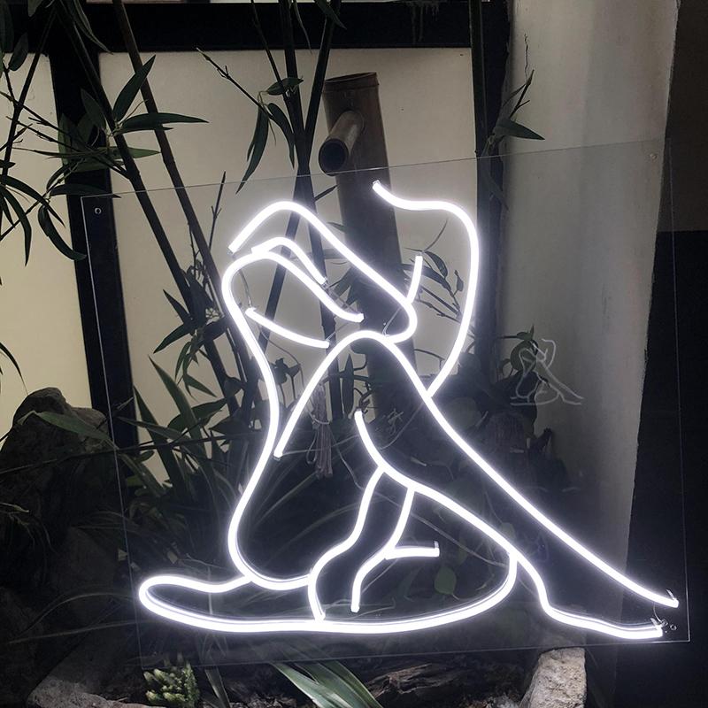 Other Lighting Bulbs & Tubes Custom Neon Sign Sexy Lady Girl Led Light For Room Home Decoration Bedroom Wall Female Body Mural Acrylic Bar O