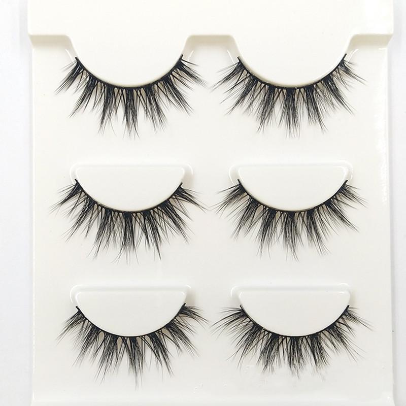 False Eyelashes 3D-09 Natural Tapered Black Terrier Fashion Ball Smoke Makeup Fake Cross Messy Soft 3D Eye Lashes
False Eyelashes 3D-09 Natural Tapered Black Terrier Fashion Ball Smoke Makeup Fake Cross Messy Soft 3D Eye Lashes