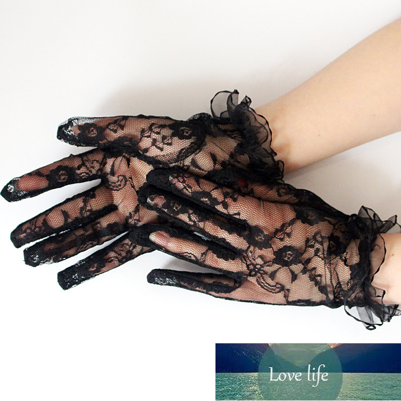 Sexy Lace Sunscreen Gloves Female Wedding Bride Emcee Women's Gloves Breathable Short Lace Fingers Black
Sexy Lace Sunscreen Gloves Female Wedding Bride Emcee Women's Gloves Breathable Short Lace Fingers Black