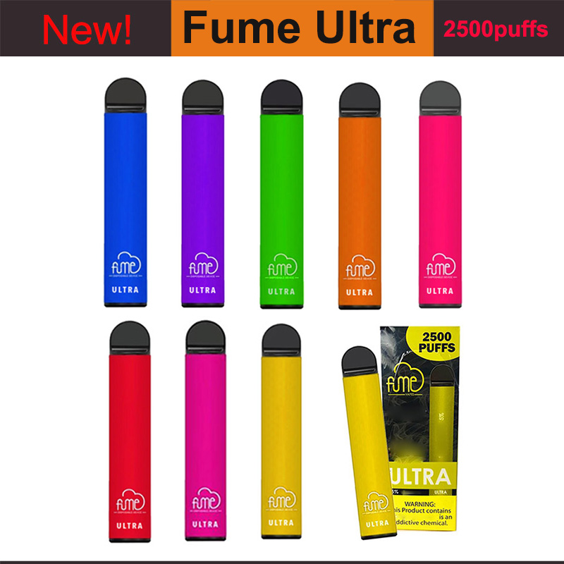 Newest Fume Ultra Disposable Vape Pod Device 1000mah Battery 8ml Cartridge 2500Puffs Vaporizer Starter Kit pk Puff Plus Bang XXL
Newest Fume Ultra Disposable Vape Pod Device 1000mah Battery 8ml Cartridge 2500Puffs Vaporizer Starter Kit pk Puff Plus Bang XXL