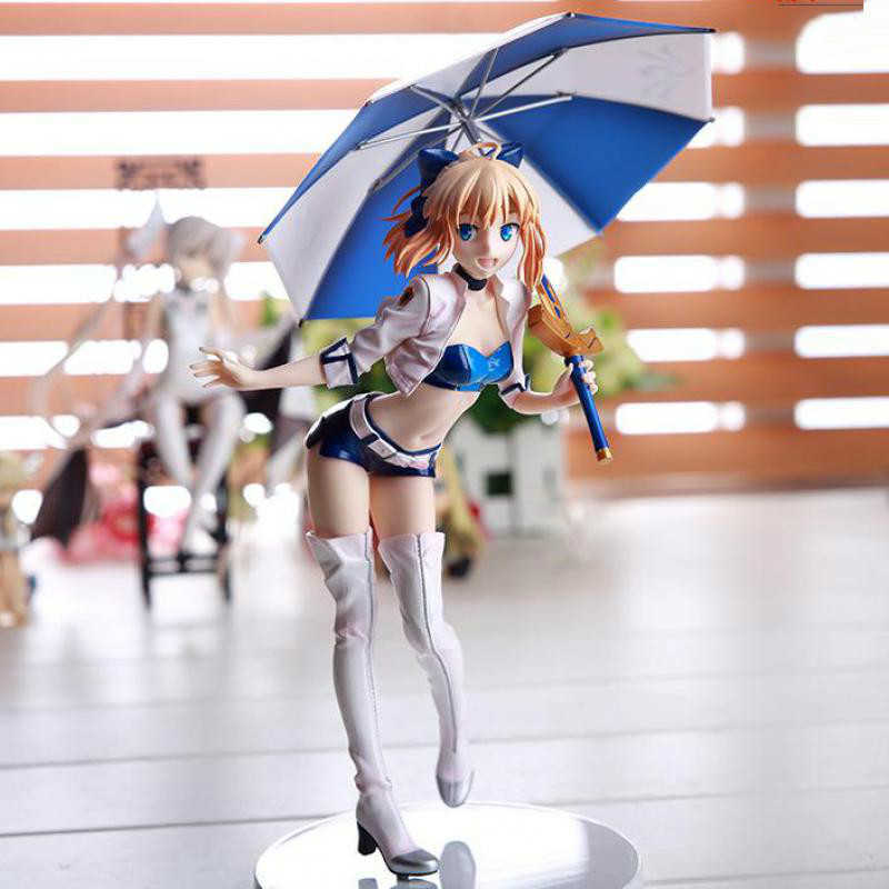 Fate Zero Fate Stay TYPE-MOON racing girl Saber Action Figure Collection Toys Christmas Gift Japanese Anime Figures Q0722 от DHgate WW