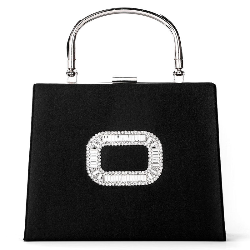 Fashion Ladies Evening Bag Top Quality Diamond Satin Ladies Bags Plain Polyester Sequins Hasp Hard Canvas Trunk 5a Designer Handbag Crossbody Clu