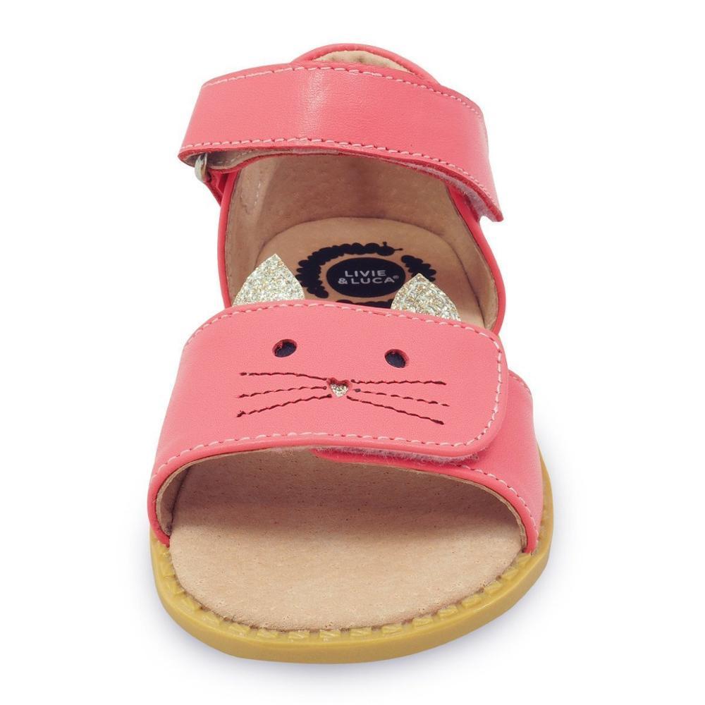 Livie & Luca New Fashion Children Shoes Toddler Girls Sandals Kids Boys Genuine Leather Closed Toes Free Shipping 210306