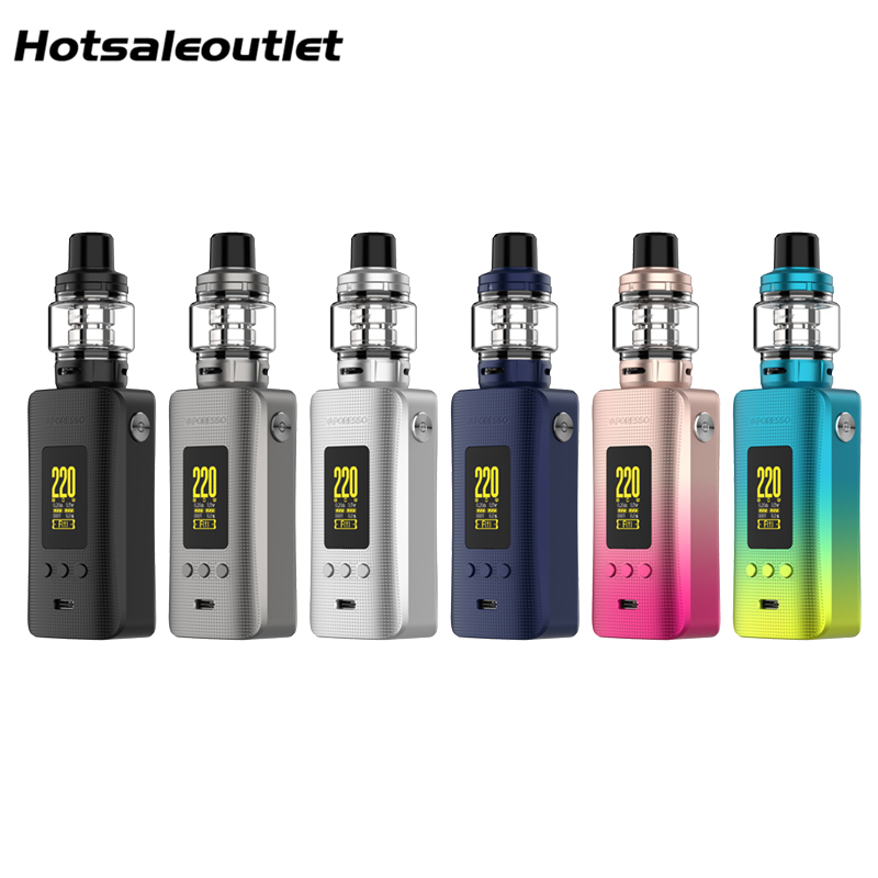 

Vaporesso GEN 200 Kit 220W Box Mod Vape with 8ml iTank Fit GTi Coil Mesh Coil Electronic Cigarette 18650 Vaporizer Authentic, Mixed leave us a message