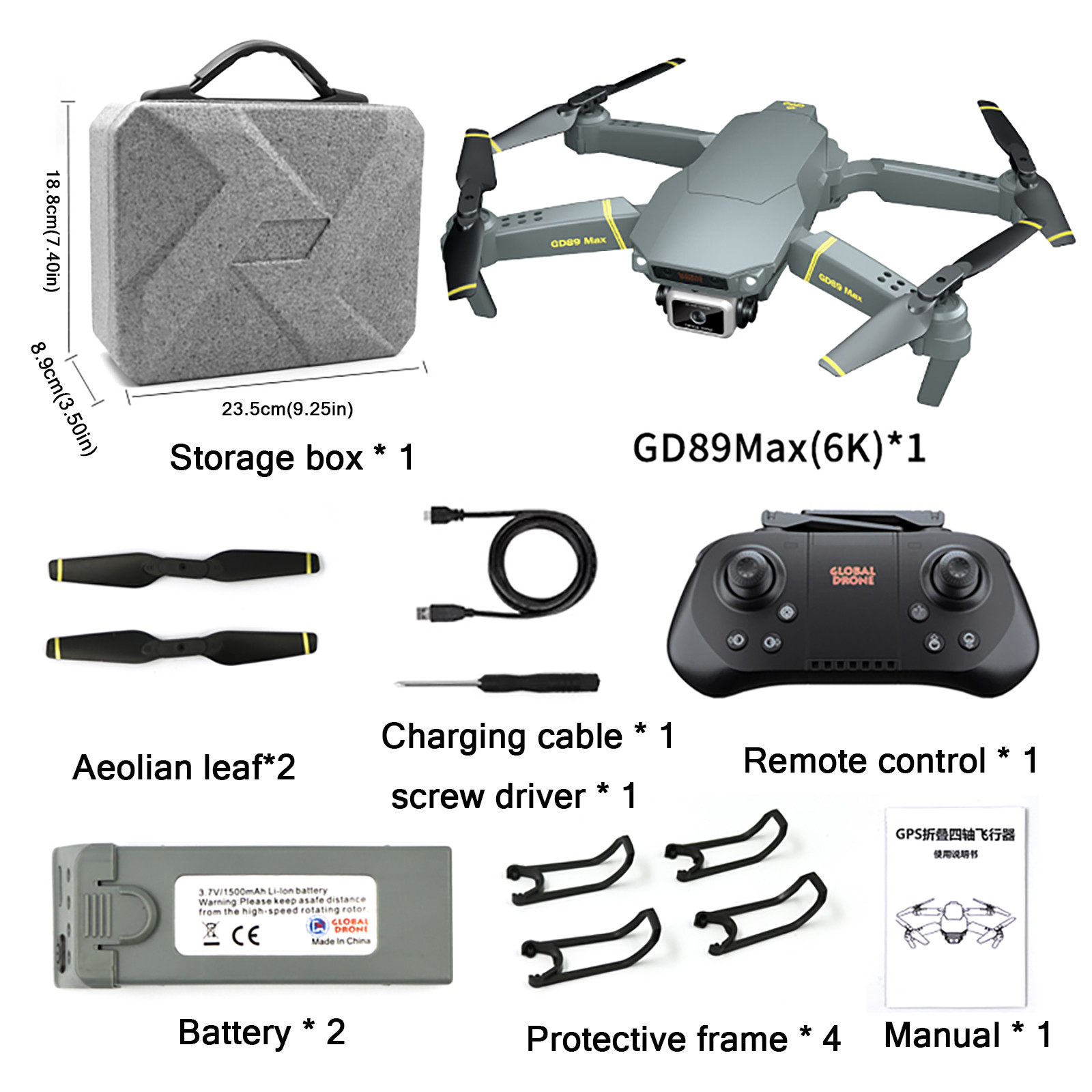 6K Profesional Mini Drone Remote Control Aircraft Drone Aerial Photography Folding Quadcopter Brushless GPS Remote Control Drone, White
6K Profesional Mini Drone Remote Control Aircraft Drone Aerial Photography Folding Quadcopter Brushless GPS Remote Control Drone, White