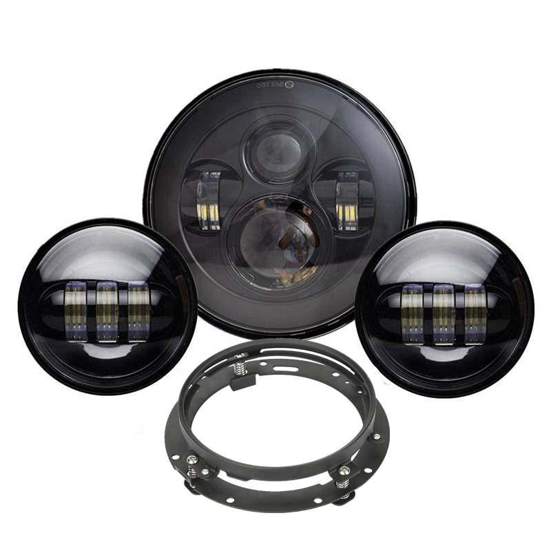 Car Headlights 7" LED Headlight Auxiliary Light+4.5 Inch 30W Fog Lamp Light+7'' Bracket Ring For Motorcycles
Car Headlights 7" LED Headlight Auxiliary Light+4.5 Inch 30W Fog Lamp Light+7'' Bracket Ring For Motorcycles