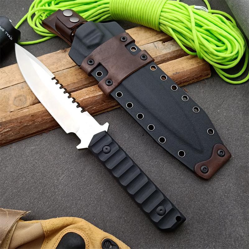 New Kydex Quality Survival Knife High Straight Drop DC53 Satin Tang Handle Point G10 Full Knives With Blade Kqhur
New Kydex Quality Survival Knife High Straight Drop DC53 Satin Tang Handle Point G10 Full Knives With Blade Kqhur