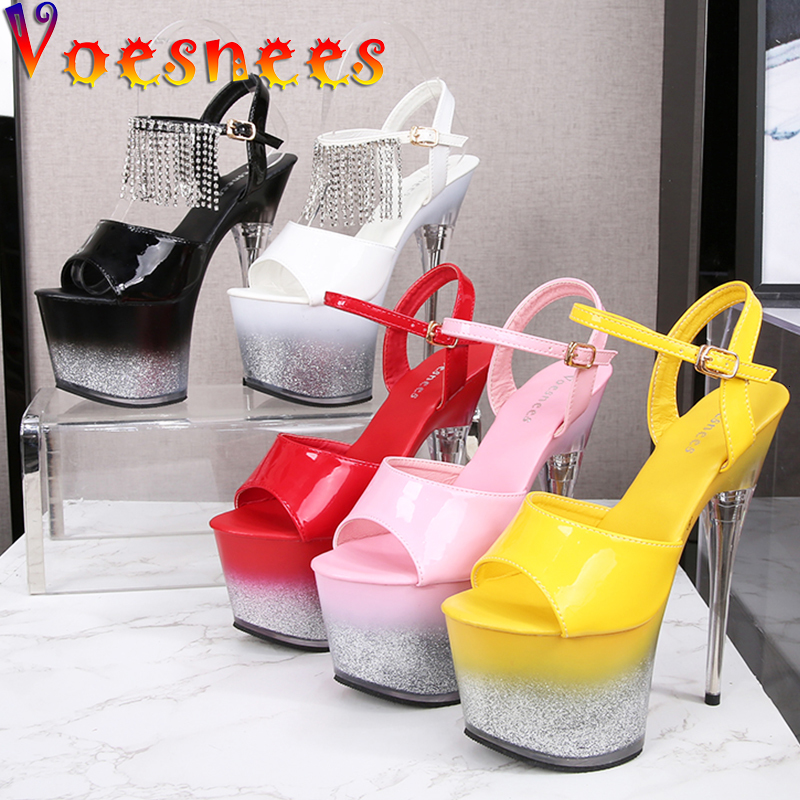 New Warm Sales 2021 Will See Sexy Style 17cm in Women's Sandals with High Heels, Toe Open, Buckles, Club Shoes, Black Shoes. 01f6, The picture showed
New Warm Sales 2021 Will See Sexy Style 17cm in Women's Sandals with High Heels, Toe Open, Buckles, Club Shoes, Black Shoes. 01f6, The picture showed