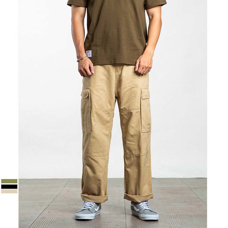 2021 New Military Mode Load Pocket Many Runners From Men' Casual Cotton Trousers on Straight Line Loose Pants Wide Legs Ff7k, Khaki.
2021 New Military Mode Load Pocket Many Runners From Men' Casual Cotton Trousers on Straight Line Loose Pants Wide Legs Ff7k, Khaki.