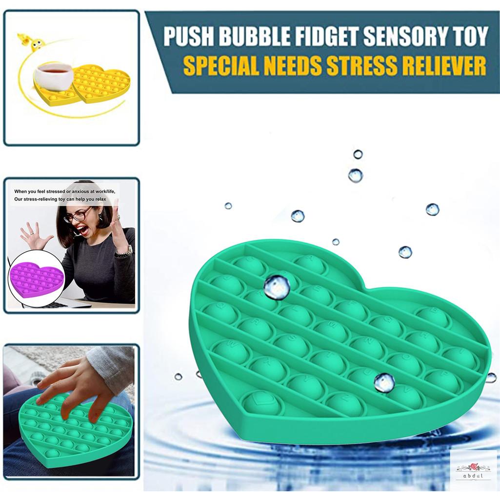 DHL Push Pop Bubble Sensory Fidget Anxiety Toys Stress Relief Special Needs Silent Classroom Bubble Autism Kids Stress Balls
DHL Push Pop Bubble Sensory Fidget Anxiety Toys Stress Relief Special Needs Silent Classroom Bubble Autism Kids Stress Balls