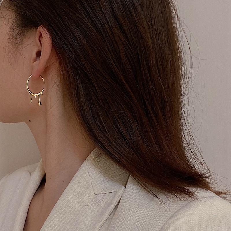 Hoop & Huggie AMORCOME Minimalist Irregular Geometric Statement Earrings For Women Simple Metal Water Drop Boho 2021 Jewelry
Hoop & Huggie AMORCOME Minimalist Irregular Geometric Statement Earrings For Women Simple Metal Water Drop Boho 2021 Jewelry