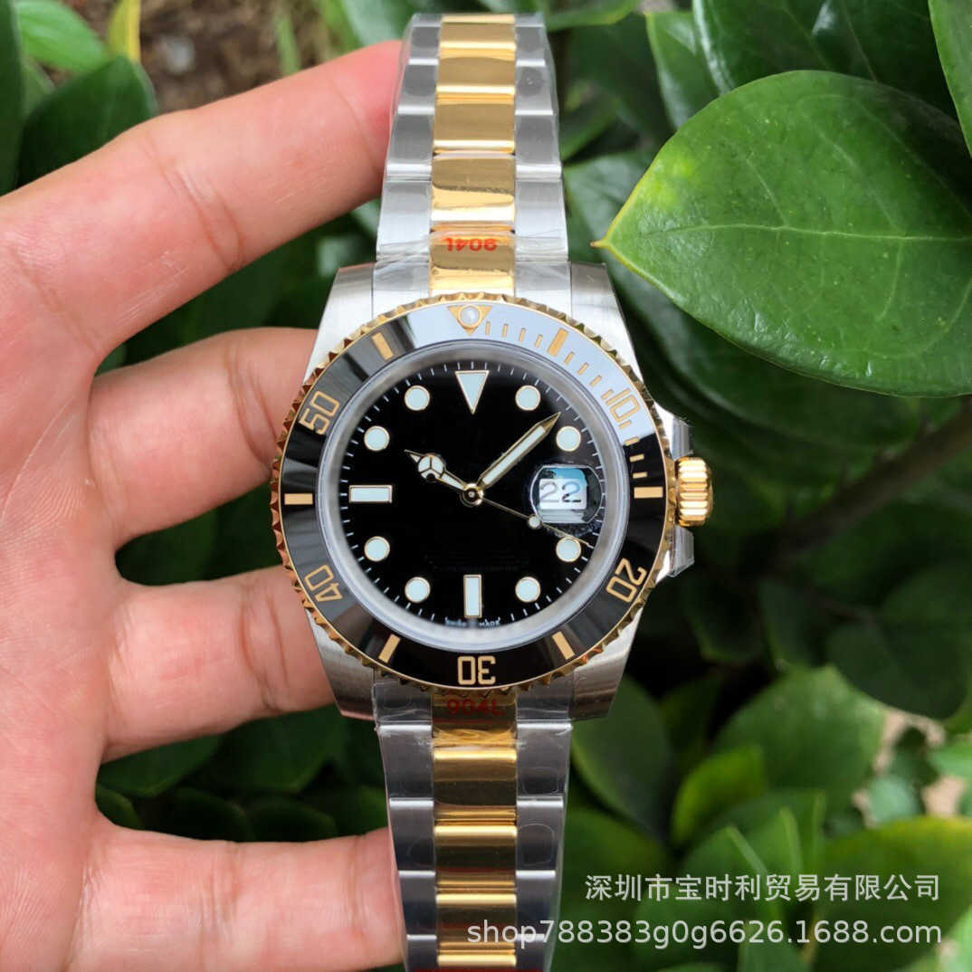 Men's diving watches spiral watchl crown blue green luminous ceramic ring mouth calendar magnifying 2836 automatic mechanical watch mens, Black
Men's diving watches spiral watchl crown blue green luminous ceramic ring mouth calendar magnifying 2836 automatic mechanical watch mens, Black