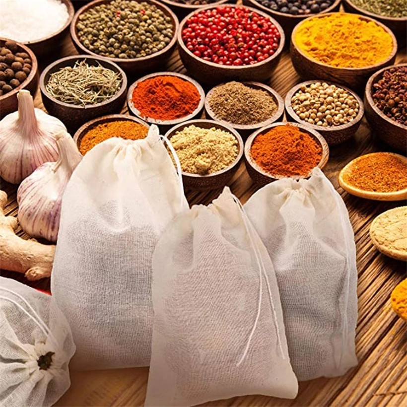 100 Pieces Kitchen Food Muslin Cotton Storage Drawstring Bags Empty Tea Filter Sachet Multi Size Soap Cooking Cheesecloth Pouches
100 Pieces Kitchen Food Muslin Cotton Storage Drawstring Bags Empty Tea Filter Sachet Multi Size Soap Cooking Cheesecloth Pouches