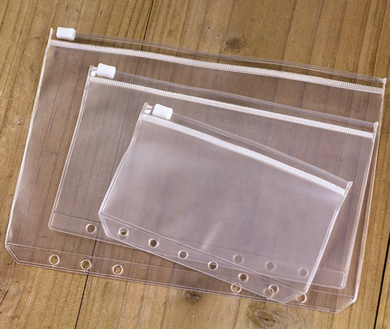 A6 PVC Binder Clear Zipper Storage Bag 6 Hole Waterproof High Quality Stationery Bags Office Travel Portable Document Sack WLL261
A6 PVC Binder Clear Zipper Storage Bag 6 Hole Waterproof High Quality Stationery Bags Office Travel Portable Document Sack WLL261