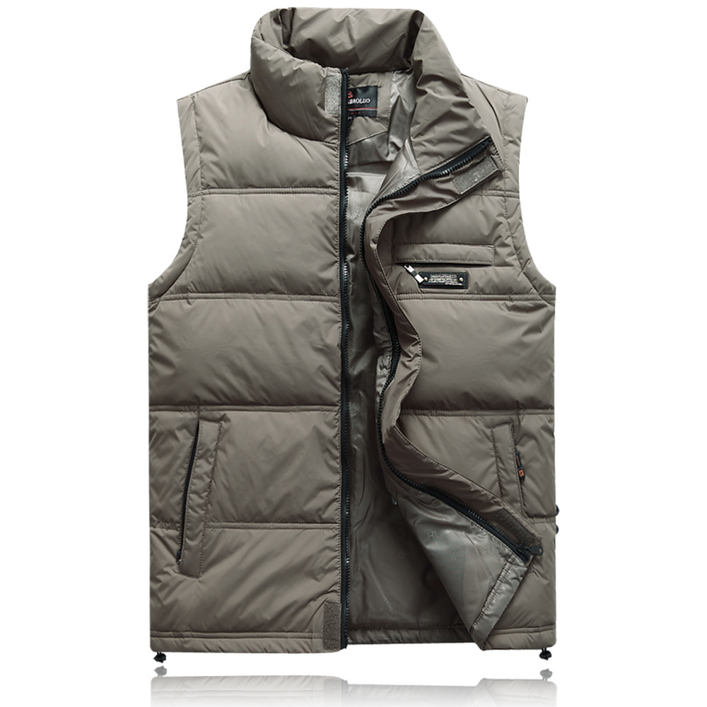 Winter Duck Down Vest For Men Parka Thick Warm Varsity Red Windbreaker Sleeveless Jacket Male Classic Casual Travel Waistcoat 201225