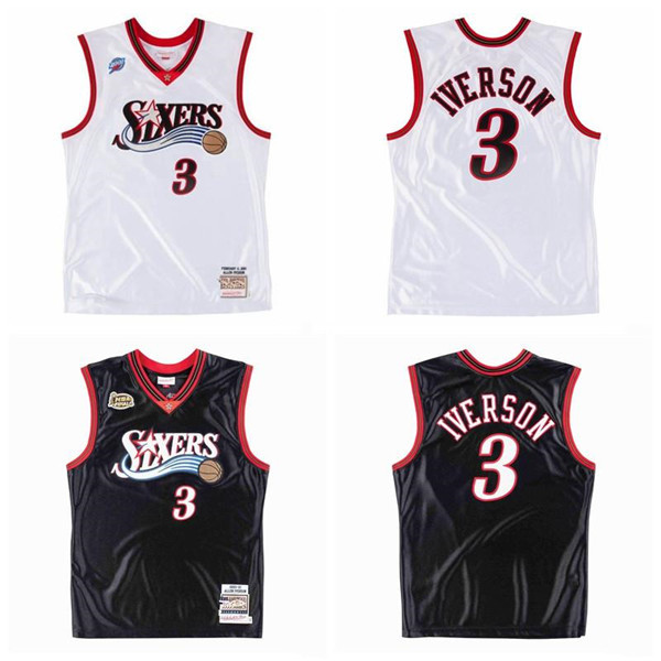 Allen 3 Iverson Mitchell & Ness Philadelphia 76er Hardwoods Classics 2001-02 Authentic Jersey Road Finals, Black;red
Allen 3 Iverson Mitchell & Ness Philadelphia 76er Hardwoods Classics 2001-02 Authentic Jersey Road Finals, Black;red