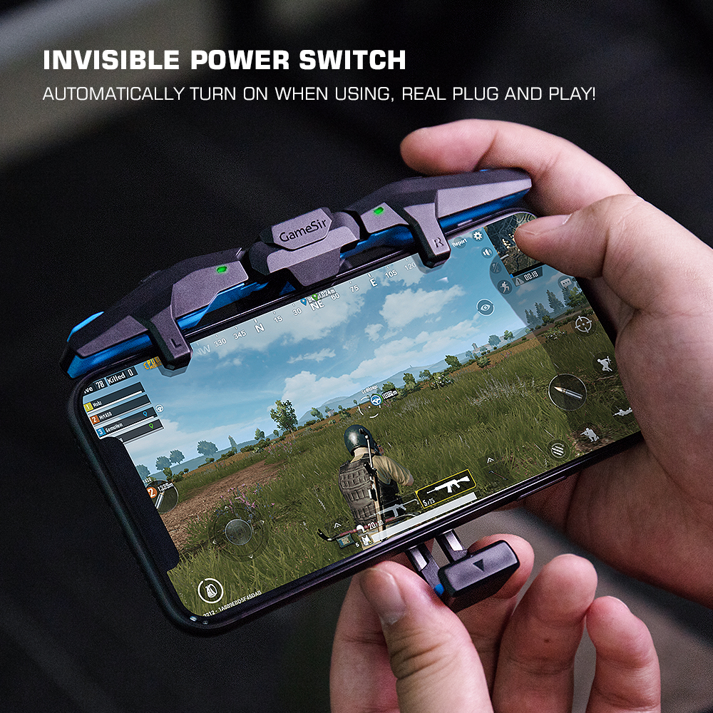 GameSir F4 Falcon pubg mobile gaming controller call of duty gamepad joystick for iPhone / Android phone plug and play
GameSir F4 Falcon pubg mobile gaming controller call of duty gamepad joystick for iPhone / Android phone plug and play