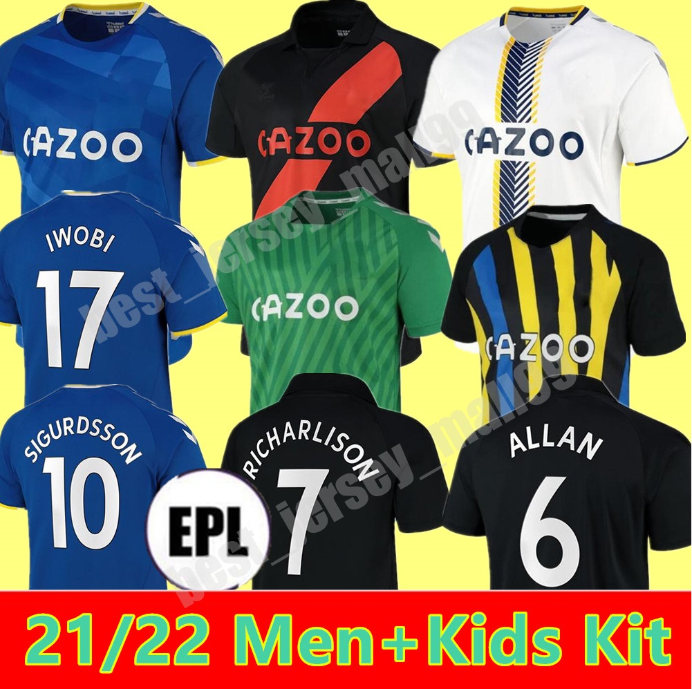 2021 2022 Soccer Jerseys CALVERT-LEWIN 21 22 RICHARLISON SIGURDSSON ALLAN Football Shirt PICKFORD Black Green Goalkeeper Y.MINA Home Away 3R, Black;yellow
2021 2022 Soccer Jerseys CALVERT-LEWIN 21 22 RICHARLISON SIGURDSSON ALLAN Football Shirt PICKFORD Black Green Goalkeeper Y.MINA Home Away 3R, Black;yellow