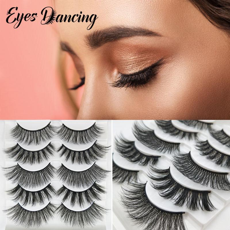 Eyes Dancing 5Pairs 3D Faux Mink Lashes Cross Natural Long Eyelashes Makeup Eyelash Extension Tool Wispy Volume Thick Eye Lash
Eyes Dancing 5Pairs 3D Faux Mink Lashes Cross Natural Long Eyelashes Makeup Eyelash Extension Tool Wispy Volume Thick Eye Lash