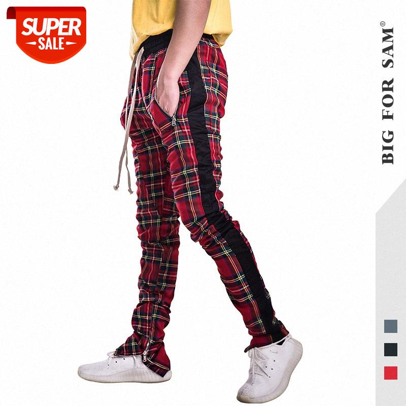 Hip-hop trousers, Scottish grid, zipper, slim pants, men's casual elastic waist men #RE2O, Black
Hip-hop trousers, Scottish grid, zipper, slim pants, men's casual elastic waist men #RE2O, Black