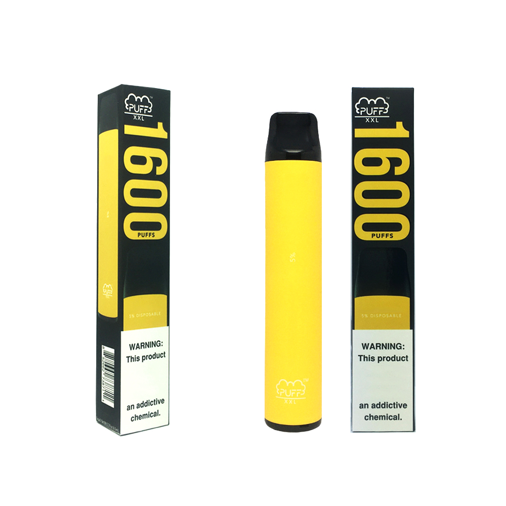 Puff XXL Disposable Vapes Electronic Cigarette 1600 Puffs Vape Device 850mah 6.0ml Pod 22+ Colors Available E Cigs vapor pens
Puff XXL Disposable Vapes Electronic Cigarette 1600 Puffs Vape Device 850mah 6.0ml Pod 22+ Colors Available E Cigs vapor pens