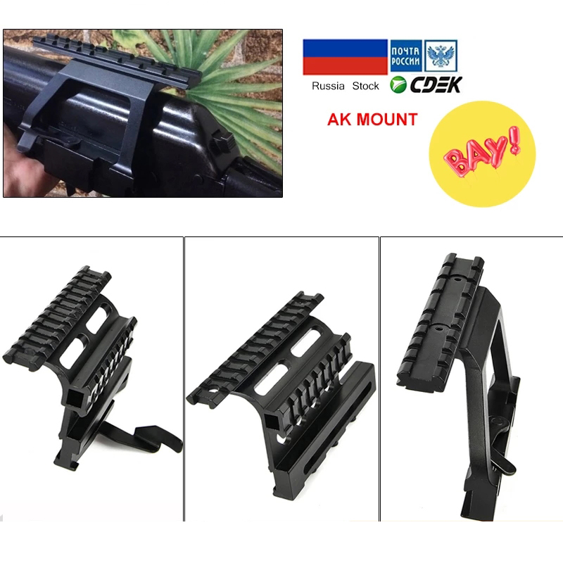 AK47 AK74 SAIGA Weaver Side Scope Mount Rail Quick QD 20mm picatinny Detach Double Sides AK Sight Mounts Bracket Rifle
AK47 AK74 SAIGA Weaver Side Scope Mount Rail Quick QD 20mm picatinny Detach Double Sides AK Sight Mounts Bracket Rifle