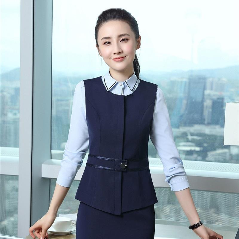 Women' Vests Spring Fall Elegant Navy Blue Formal OL Styles Waistcoat & Vest Coat For Women Business Work Wear Jackets Tops Female Blazers, Black
Women' Vests Spring Fall Elegant Navy Blue Formal OL Styles Waistcoat & Vest Coat For Women Business Work Wear Jackets Tops Female Blazers, Black