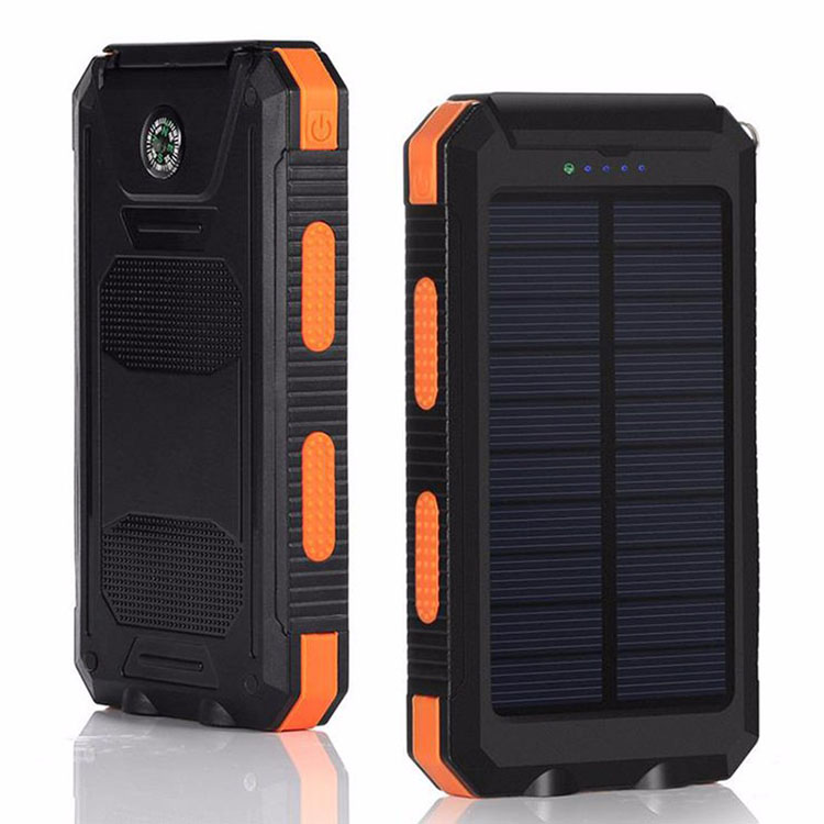 50000mAh Novel solar PowerBank Waterproof Power Banks 2A Output Cell Phone Portable Charger8408066