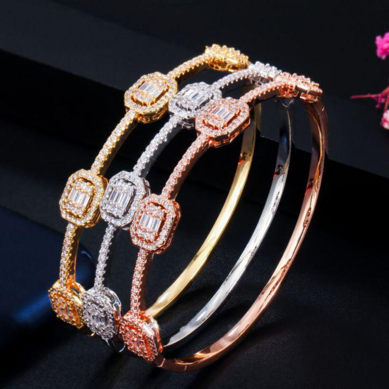 Charm Bracelets Classic Stackable Statement Gold Plating Bangle Women Elegant Wedding Party Cubic Zircon Crystal Silver Plated, Golden;silver
Charm Bracelets Classic Stackable Statement Gold Plating Bangle Women Elegant Wedding Party Cubic Zircon Crystal Silver Plated, Golden;silver