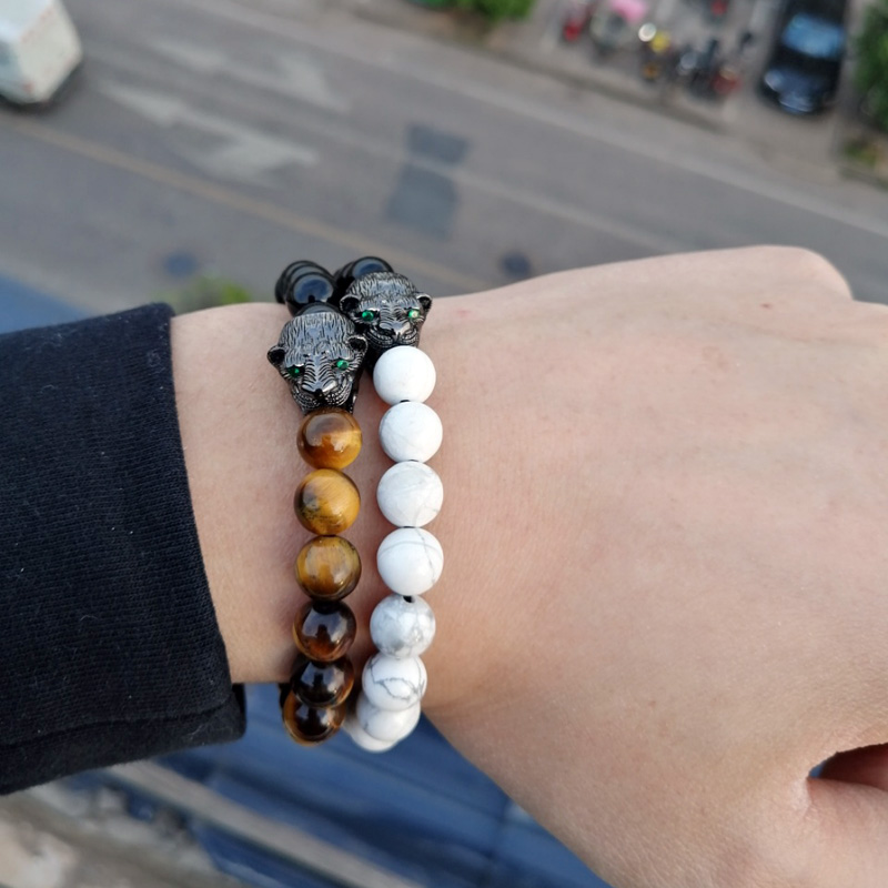 Natural stone bracelets raslet for men leopard bracelet pierre naturelle pulseras hombre 2020 man bracalete woman accessories, Black
Natural stone bracelets raslet for men leopard bracelet pierre naturelle pulseras hombre 2020 man bracalete woman accessories, Black