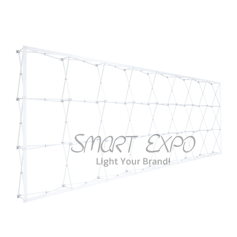 Straight Pop Up Banner Stands 20ft W600x225cm Retail Supplies Large Popup Booth with Custom Graphic Printing
