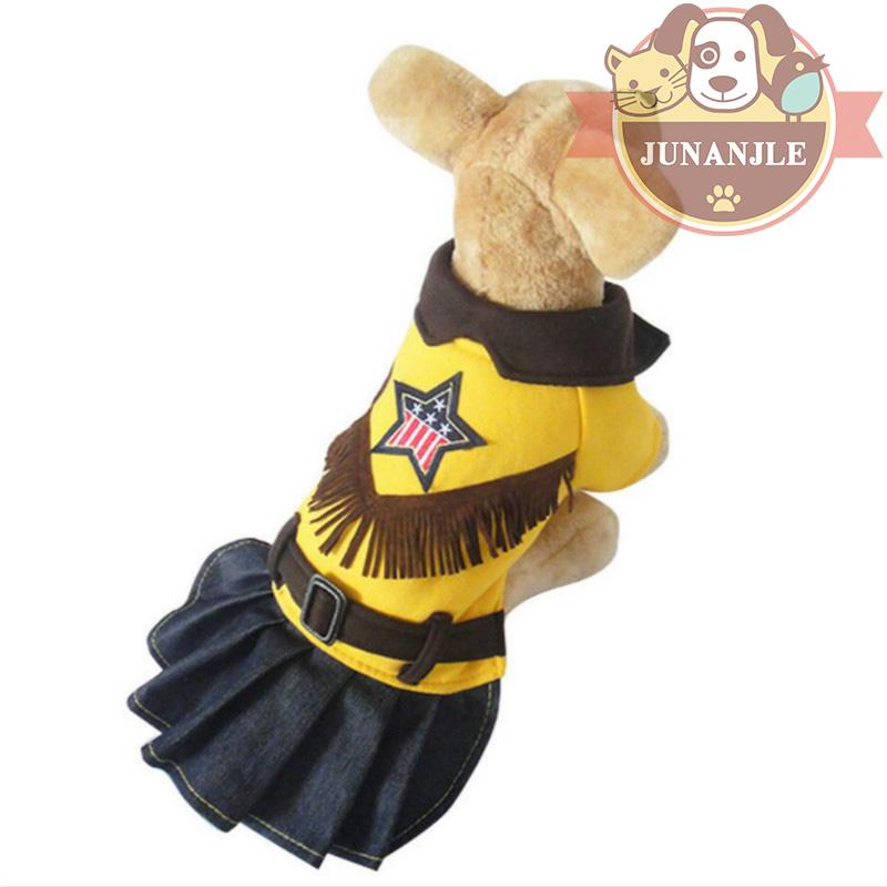 Dog Apparel The Denim Style Small Pet Clothes Western Cowboy Dress Cute And Funny Halloween Supplies
Dog Apparel The Denim Style Small Pet Clothes Western Cowboy Dress Cute And Funny Halloween Supplies