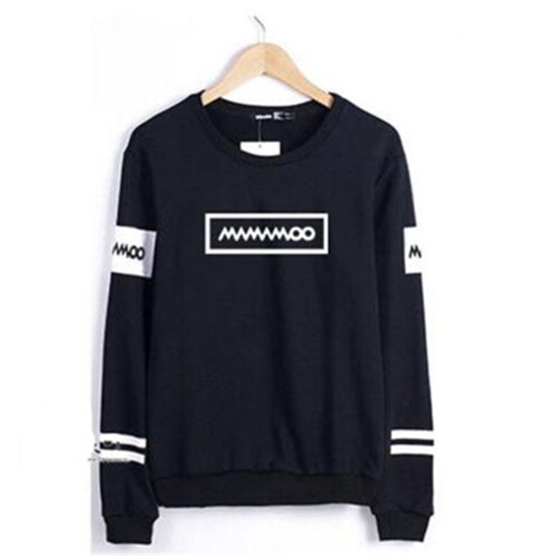 Kpop mamamoo solar moonbyul member name printing o neck thin sweatshirt for spring fashion pullover hoodies for fans 201204