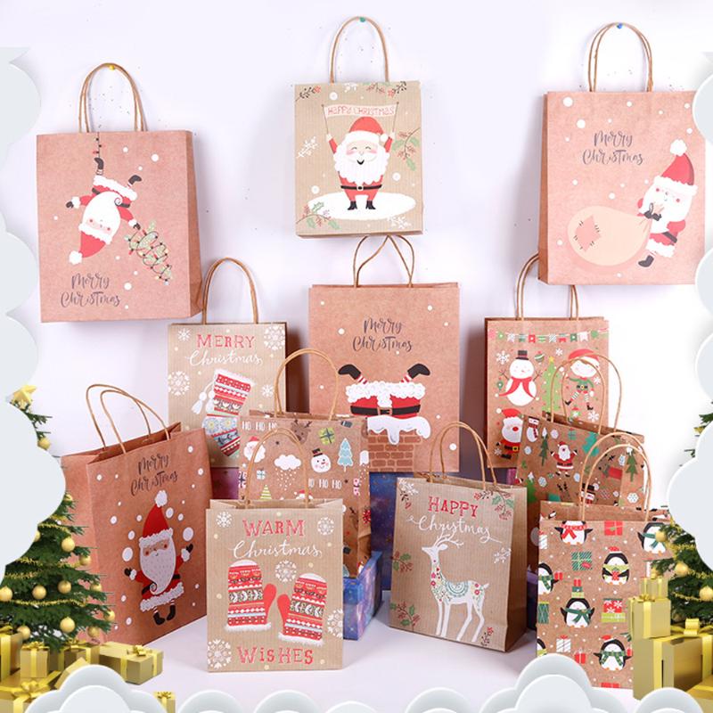 Gift Wrap 48 Pcs Christmas Party Paper Bags With Handles Elk Snowflake Santa Claus Bag Perfect Solution For Xmas Souvenir
Gift Wrap 48 Pcs Christmas Party Paper Bags With Handles Elk Snowflake Santa Claus Bag Perfect Solution For Xmas Souvenir