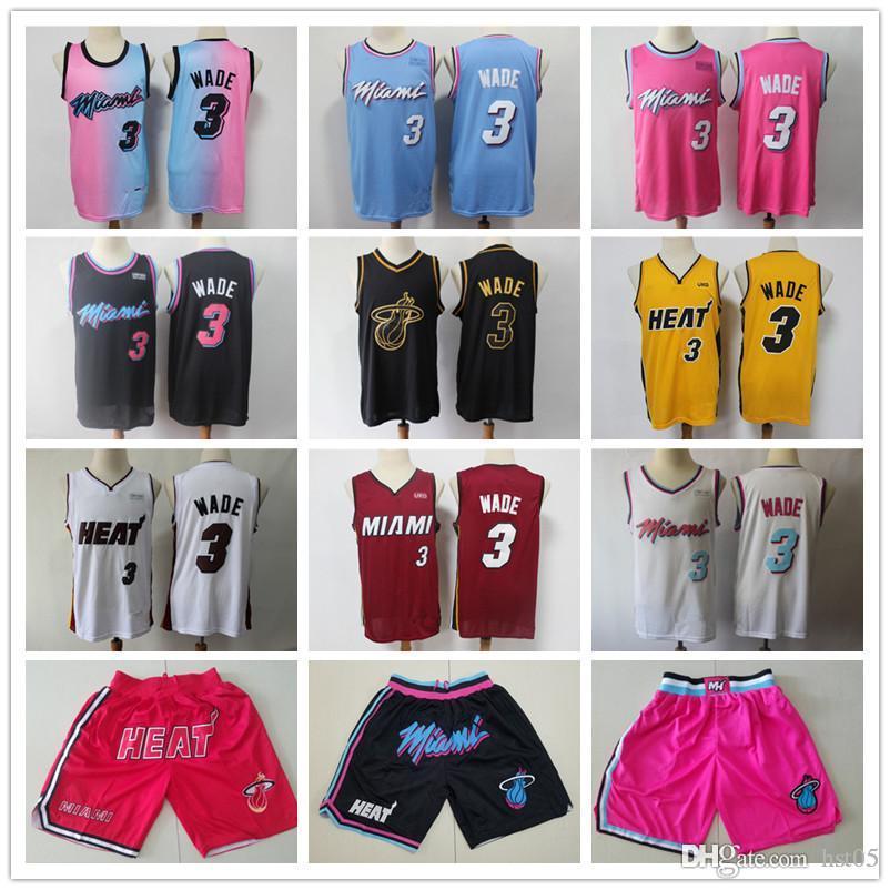 Mens MiamiHeatCityEdition Throwback jersey Dwyane 3 Wade Basketball Shorts Basketball Jerseys pink Black Red white Black, Color
Mens MiamiHeatCityEdition Throwback jersey Dwyane 3 Wade Basketball Shorts Basketball Jerseys pink Black Red white Black, Color