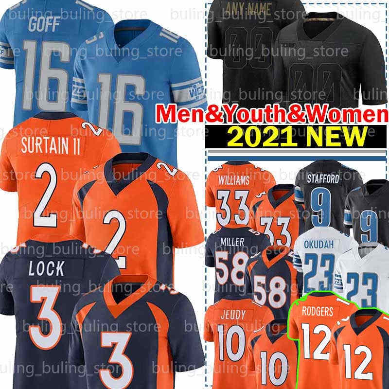 16 Jared Goff 3 Drew Lock Jersey 12 Aaron Rodgers 33 Javonte Williams 2 Patrick Surtain II Jerry Jeudy Football 58 Penei Sewell Jeff Okudah Denver Detroit Broncos Lions, Jersey(x s)
16 Jared Goff 3 Drew Lock Jersey 12 Aaron Rodgers 33 Javonte Williams 2 Patrick Surtain II Jerry Jeudy Football 58 Penei Sewell Jeff Okudah Denver Detroit Broncos Lions, Jersey(x s)
