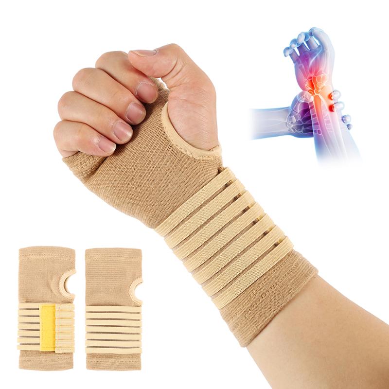 Elasticity Wrist Bandage Support Sportswear Arthritis Band Belt Outdoor Carpal Tunnel Hand Brace Accessories Sports Safety, Light yellow
Elasticity Wrist Bandage Support Sportswear Arthritis Band Belt Outdoor Carpal Tunnel Hand Brace Accessories Sports Safety, Light yellow