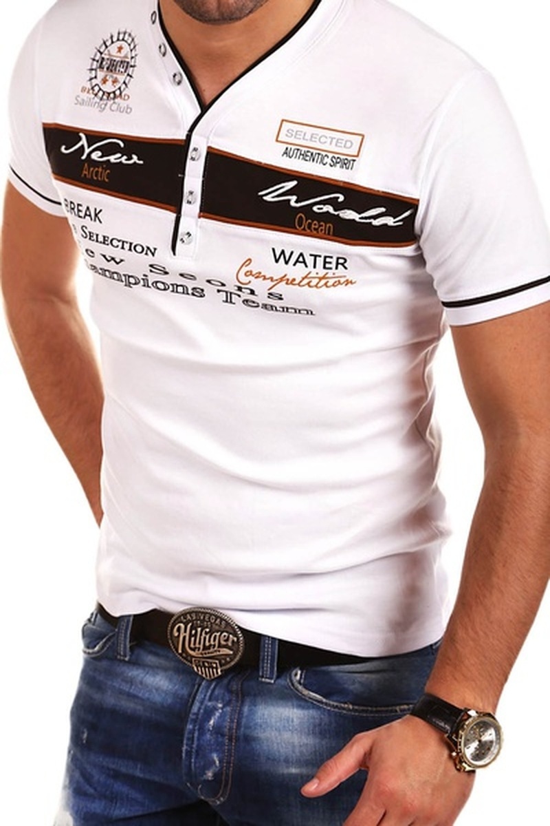 ZOGAA Men Polo Shirt Short Sleeve Cotton V-neck Casual Slim Fit Letter Printed Polo Shirts Summer Tops Tees for Men Clothes 210308
