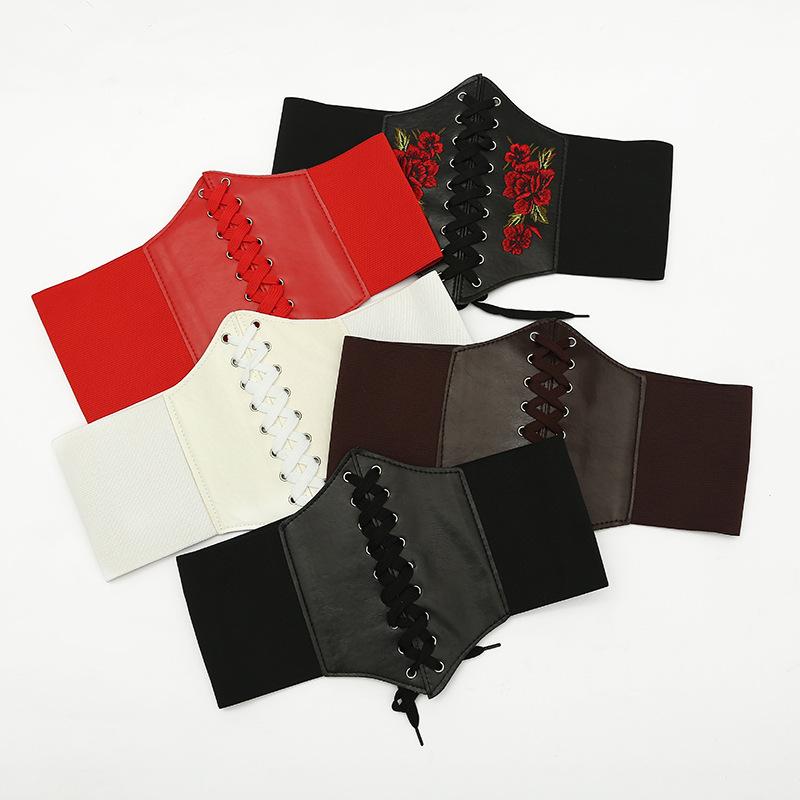 Belts 12cm Corset Wide Pu Leather BeltStrap For Women Elastic Tight High Waist Slimming Body Shaping Girdle Belt Bandage, White
Belts 12cm Corset Wide Pu Leather BeltStrap For Women Elastic Tight High Waist Slimming Body Shaping Girdle Belt Bandage, White