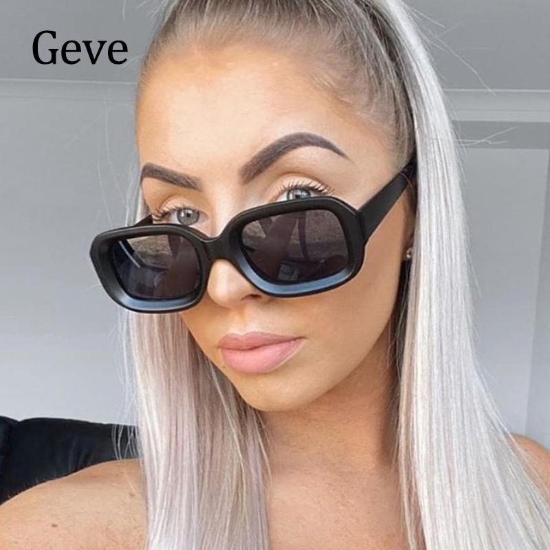 Sunglasses Classic Black Small Square Women Fashion Candy Color Rectangle Female Sun Glasses Travel Vintage Eyeglasses, White;black
Sunglasses Classic Black Small Square Women Fashion Candy Color Rectangle Female Sun Glasses Travel Vintage Eyeglasses, White;black