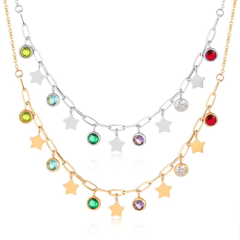 Pendant Necklaces FYSARA 2022 Colorful Bead Crystal Stone Heart And Star Choker Necklace For Women Gold Alloy Metal Charm Handmade Chain Jew, Silver
Pendant Necklaces FYSARA 2022 Colorful Bead Crystal Stone Heart And Star Choker Necklace For Women Gold Alloy Metal Charm Handmade Chain Jew, Silver
