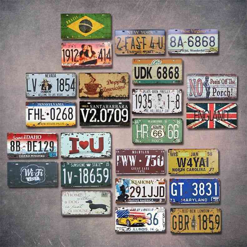 Club Garage USA Vintage Metal Painting Sign Plate Tin Bar Signs Route 66 Car Number License Plaque Home Decor Wall Decora
Club Garage USA Vintage Metal Painting Sign Plate Tin Bar Signs Route 66 Car Number License Plaque Home Decor Wall Decora