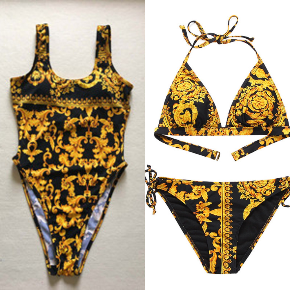 Designer Bikini Top Fashion Luxury Designer Women Beach One Set Bikini Underwear Swimwear Women Swimsuit Sexy Bathing Suits Sexy Two-piece Swimsuits L0223, Black gold
Designer Bikini Top Fashion Luxury Designer Women Beach One Set Bikini Underwear Swimwear Women Swimsuit Sexy Bathing Suits Sexy Two-piece Swimsuits L0223, Black gold
