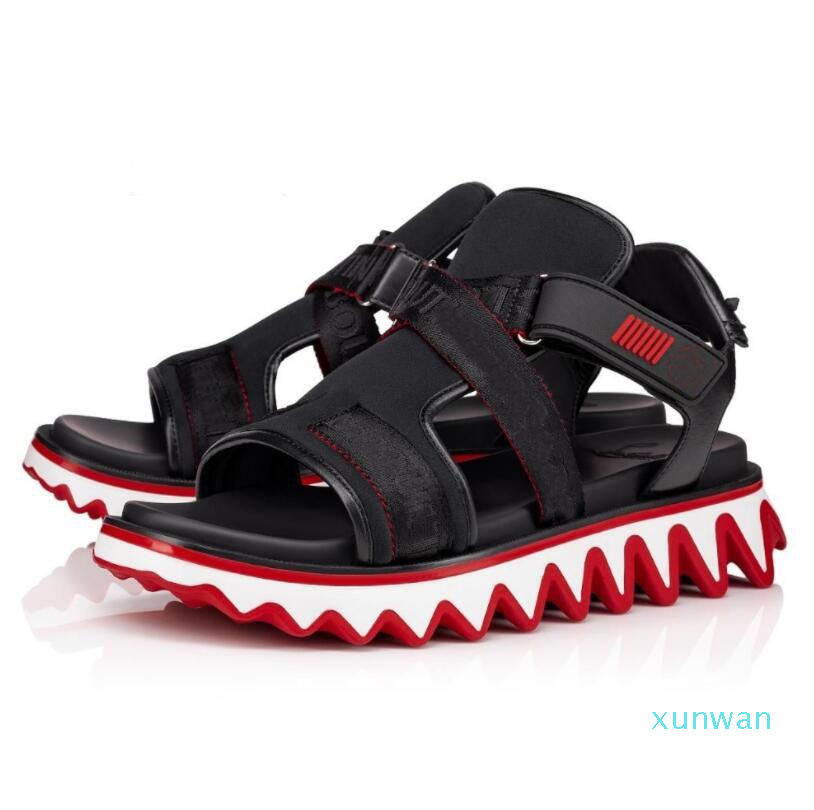 Perfect Summer Men's Shoes Flat Sandals red bottom Loubishark sandal red-soles strap sandalies men rubber shoe casual outdoor walking flats
Perfect Summer Men's Shoes Flat Sandals red bottom Loubishark sandal red-soles strap sandalies men rubber shoe casual outdoor walking flats