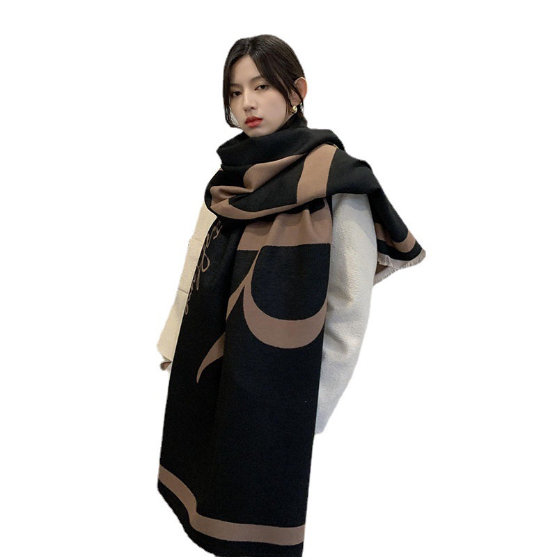Autumn and Winter New Artificial Cashmere Scarf Womens Thickened Brushed Shawl 320G Cashmere Scarf Versatile Student Scarf
Autumn and Winter New Artificial Cashmere Scarf Womens Thickened Brushed Shawl 320G Cashmere Scarf Versatile Student Scarf