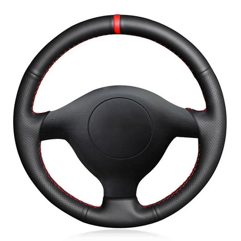 Black Artificial Leather Car Steering Wheel Cover For Seat Leon MK1 (1M) 1998-2005 Skoda Fabia RS 2003 Fabia 1 (6Y) 2004-2005
Black Artificial Leather Car Steering Wheel Cover For Seat Leon MK1 (1M) 1998-2005 Skoda Fabia RS 2003 Fabia 1 (6Y) 2004-2005