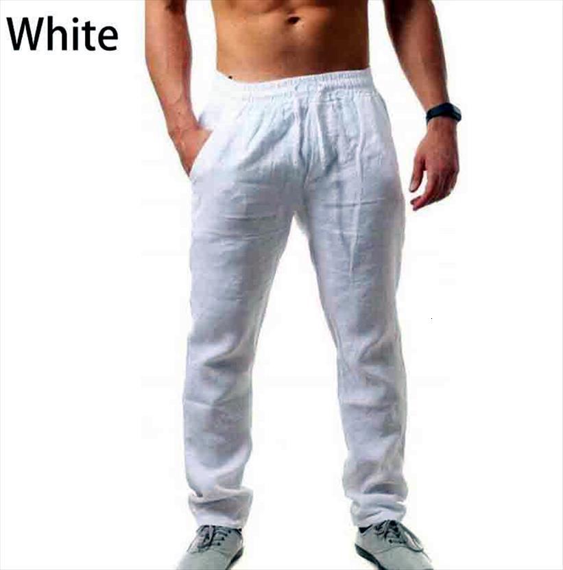 cotton linen male summer casual women pants solid color trousers elastic waist fitness streetwear, Black
cotton linen male summer casual women pants solid color trousers elastic waist fitness streetwear, Black