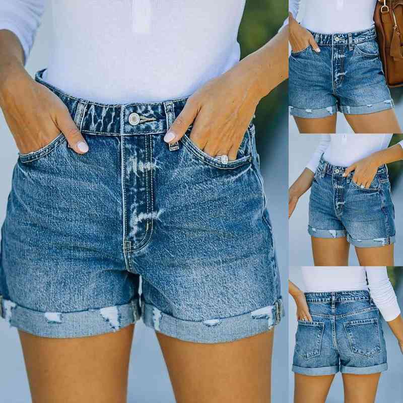 summer hole high waist womens shorts jeans build a word torn wide-legged short pants dropshipping ropa mujer 8, White;black
summer hole high waist womens shorts jeans build a word torn wide-legged short pants dropshipping ropa mujer 8, White;black